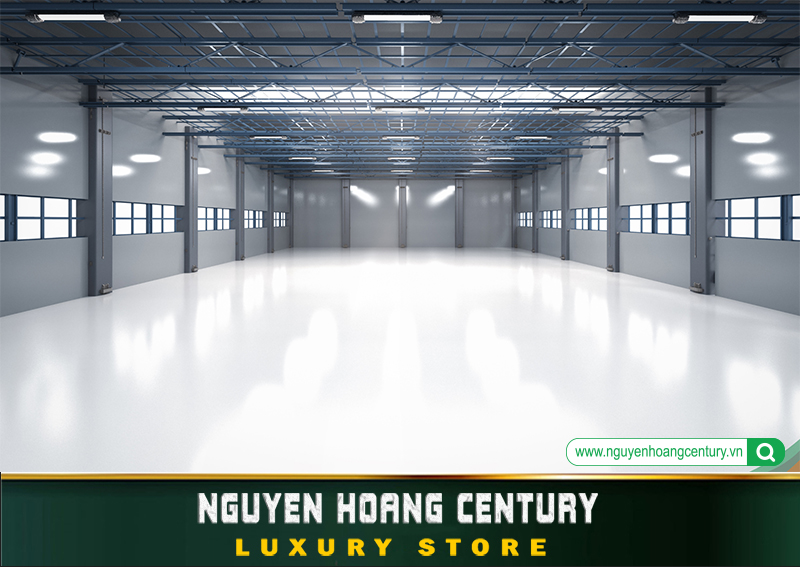Nhà xưởng cán nền Epoxy