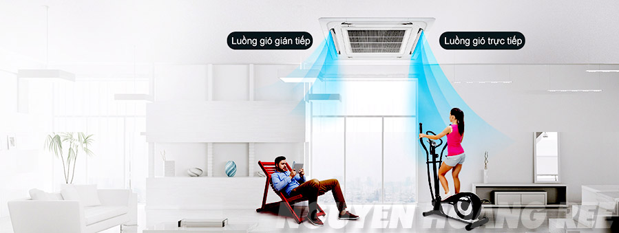 Máy lạnh Âm trần Inverter LG ATC186PLE1 điều khiển cánh gió độc lập