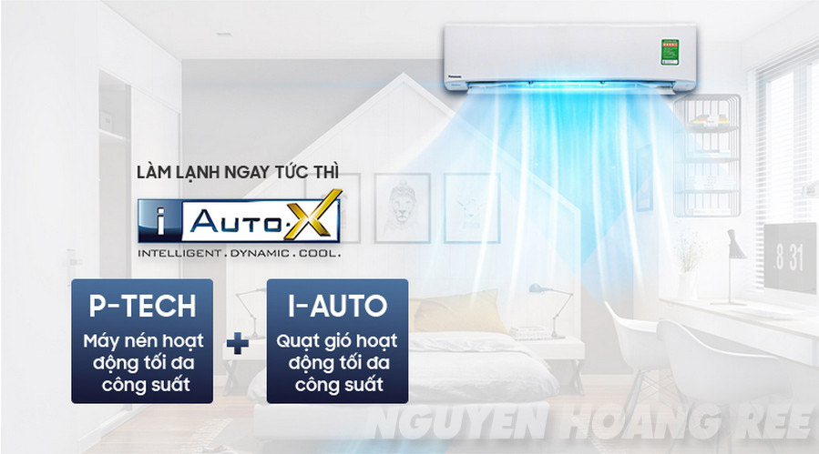 Máy lạnh Panasonic CU/CS-XU9UKH-8 Inverter 1.0 HP làm nhanh tức thì